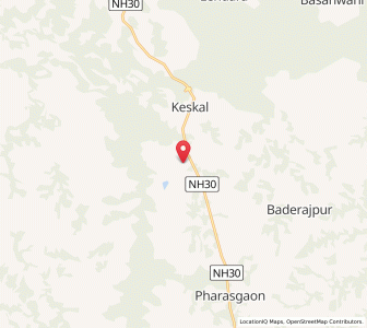 Map of Singanpur, Chhattisgarh