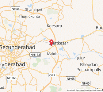 Map of Singapoor Township, Andhra Pradesh