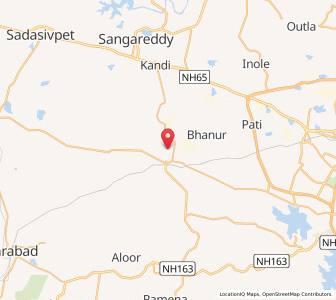 Map of Singapur, Andhra Pradesh