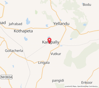 Map of Singareni, Andhra Pradesh
