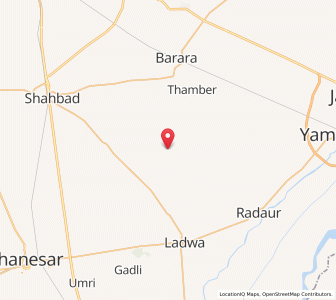 Map of Singhaur, Haryana