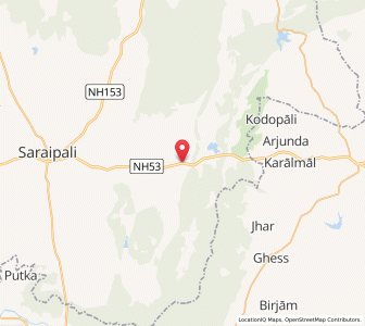 Map of Singhora, Chhattisgarh