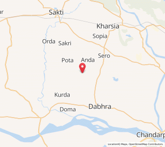 Map of Singhra, Chhattisgarh