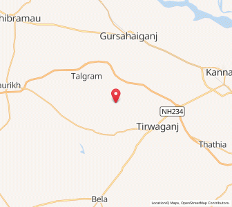 Map of Singnapur, Uttar Pradesh