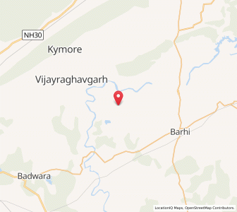 Map of Singori, Madhya Pradesh