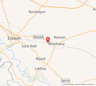 Map of Sipura, Uttar Pradesh