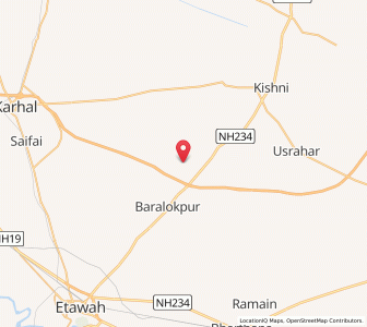 Map of Sipuri, Uttar Pradesh