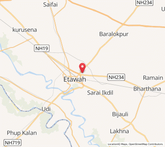 Map of Sirajmau, Uttar Pradesh