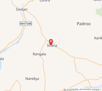 Map of Sirana, Rajasthan