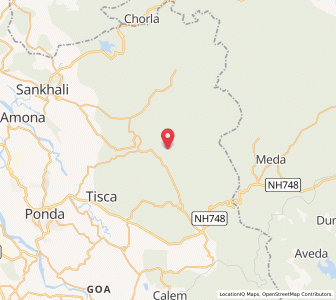Map of Sirangulim, Goa