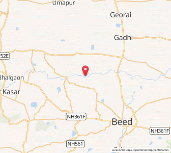 Map of Sirasmarga, Maharashtra