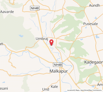 Map of Siravda, Maharashtra