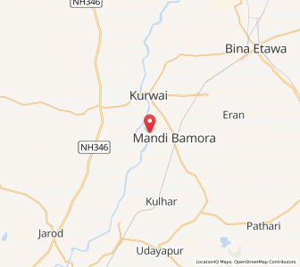 Map of Sirawali, Madhya Pradesh