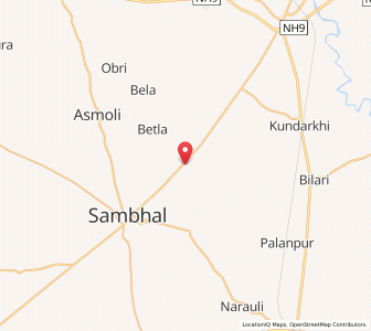 Map of Sirsi, Uttar Pradesh