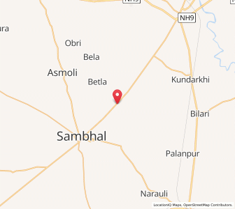 Map of Sirsi, Uttar Pradesh