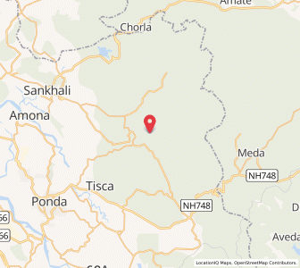 Map of Sirsodem, Goa