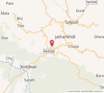 Map of Sirsu, Uttarakhand