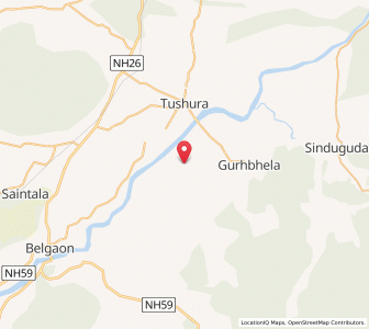 Map of Sirubal, Odisha