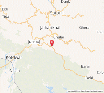 Map of Sirubari, Uttarakhand