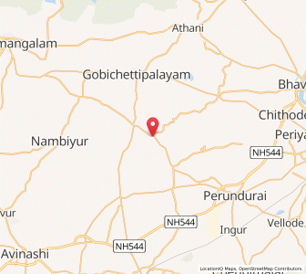 Map of Siruvalur, Tamil Nadu