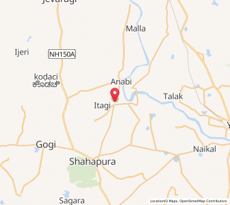 Map of Sirwal, Karnataka