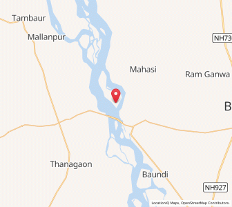 Map of Sisaiya Thana, Uttar Pradesh