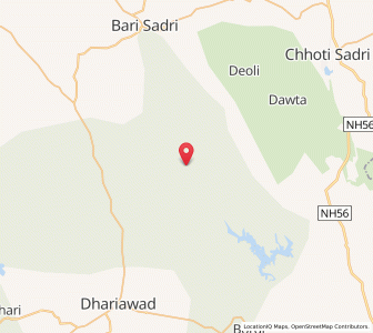 Map of Sitamata, Rajasthan