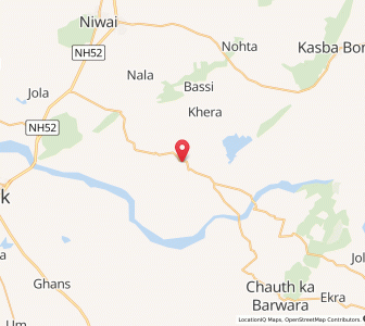 Map of Siwarh, Rajasthan