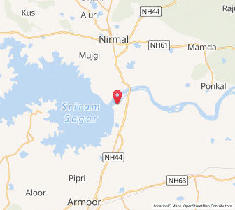 Map of Soanpeta, Andhra Pradesh