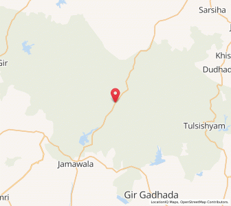 Map of Sodaori, Gujarat