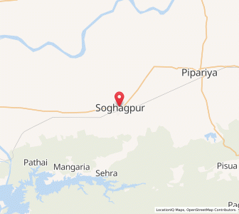 Map of Sohagpur, Madhya Pradesh