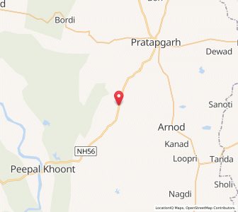 Map of Sohagpura, Rajasthan