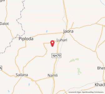 Map of Sohangarh, Madhya Pradesh