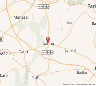 Map of Sohna, Haryana