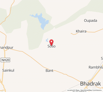 Map of Sohso, Odisha