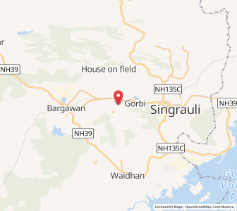 Map of Solang, Madhya Pradesh