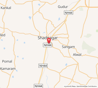 Map of Solipur, Andhra Pradesh