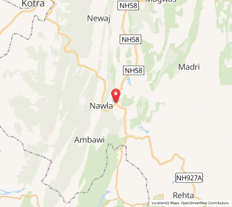 Map of Som, Rajasthan