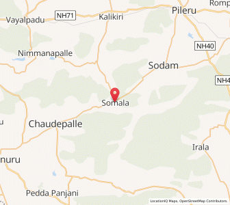 Map of Somala, Andhra Pradesh