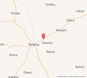 Map of Somalsar, Rajasthan