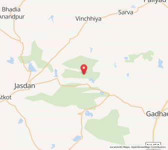 Map of Somnath, Gujarat