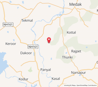 Map of Sompet, Andhra Pradesh