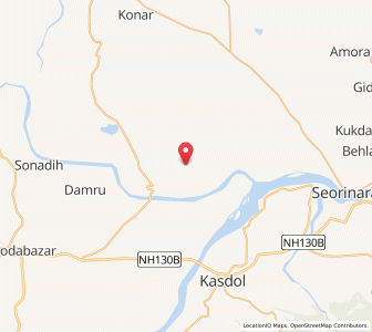Map of Son, Chhattisgarh