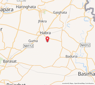 Map of Sonakhali, West Bengal