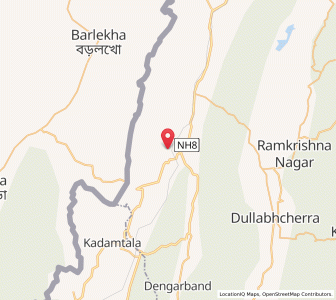 Map of Sonakhira, Assam