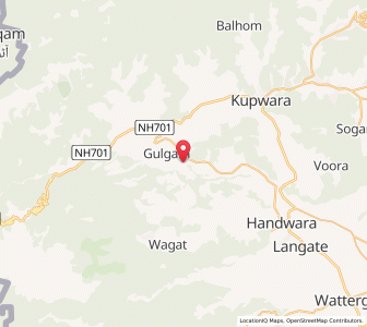 Map of Sonamul, Kashmir