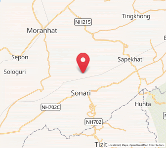 Map of Sonari, Assam
