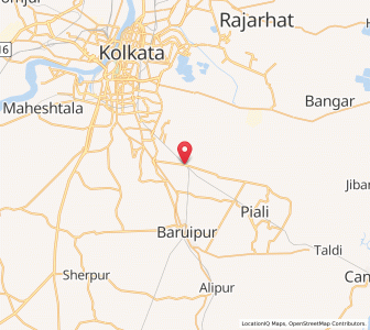 Map of Sonarpur, West Bengal