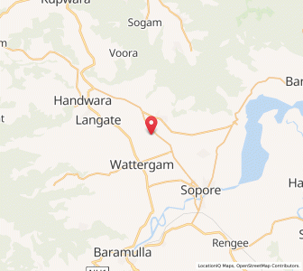 Map of Sonawaing, Kashmir