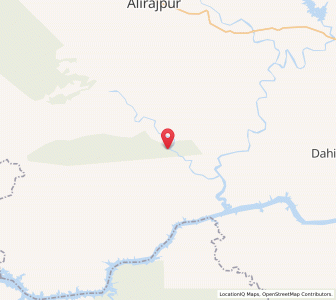 Map of Sondwa, Madhya Pradesh